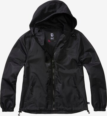 Brandit Between-season jacket in Black: front