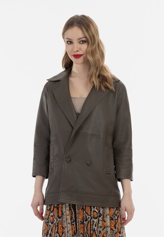 faina Between-Season Jacket in Brown: front