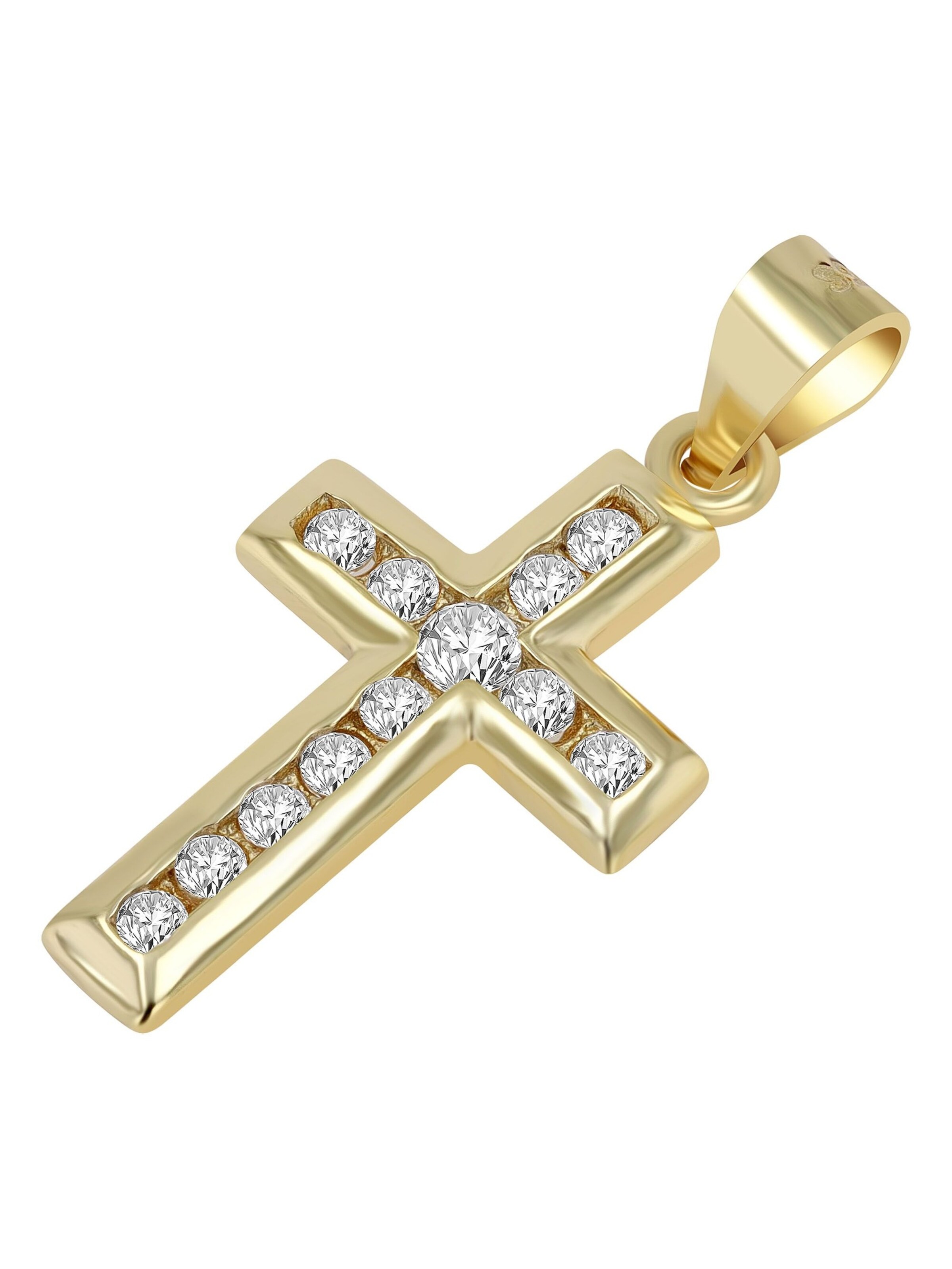 Akzent Pendant 'Aisha, 925 Sterlingsilber, langlebig' in Gold