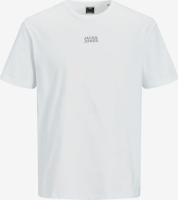 T-Shirt JACK & JONES en blanc : devant