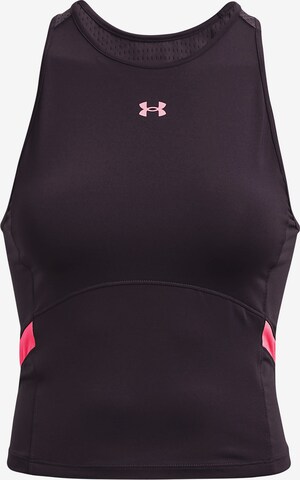 Haut de sport UNDER ARMOUR en violet : devant