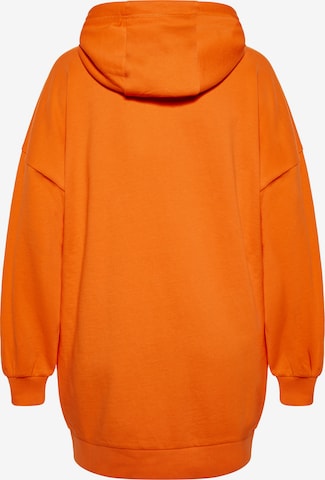 ebeeza Zip-Up Hoodie in Orange
