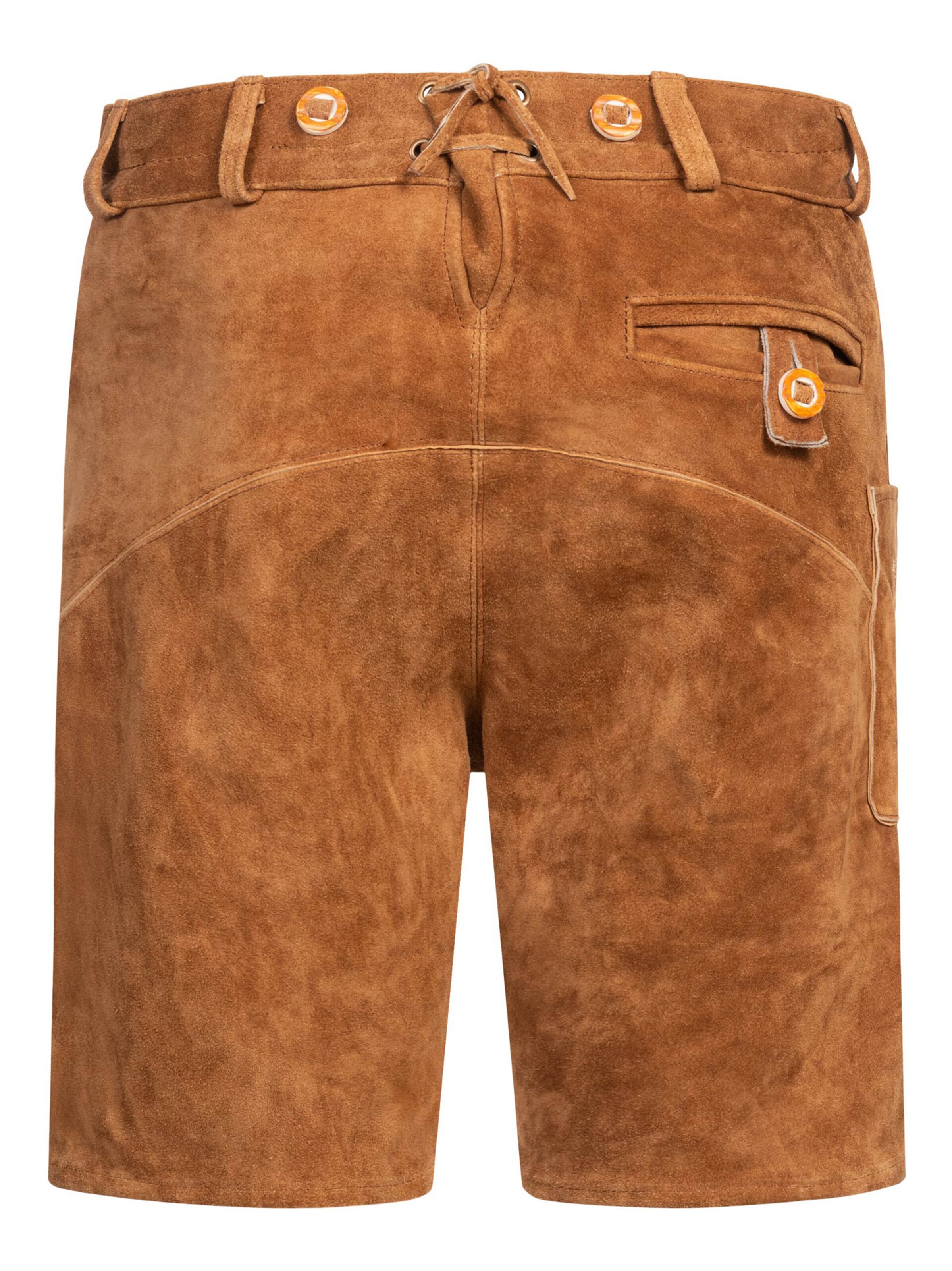 Alessandro Salvarini Regular Trachtenshorts in Braun