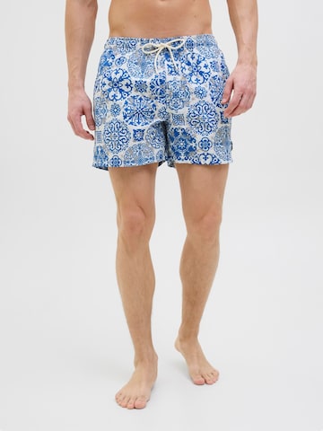 JACK & JONES Zwemshorts in Blauw: voorkant