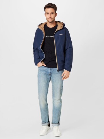 JACK & JONES Winterjas 'PAUL' in Blauw