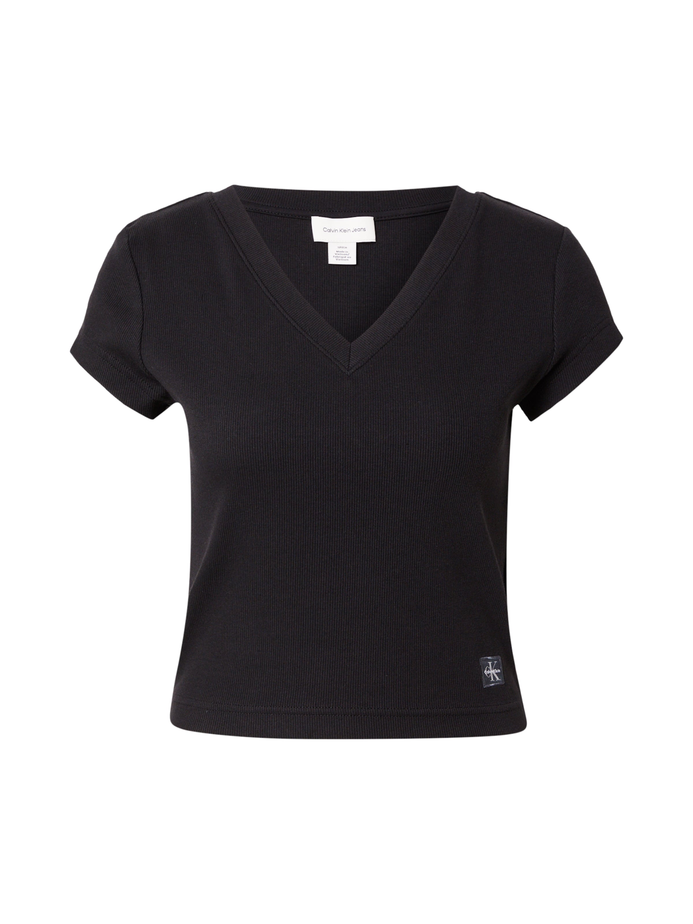 T-shirt Calvin Klein Jeans en noir : devant