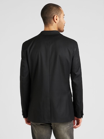 Coupe slim Veste de costume TOPMAN en noir