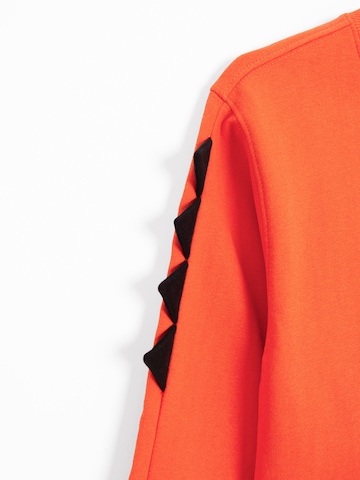 Cool Club Zip-Up Hoodie in Orange