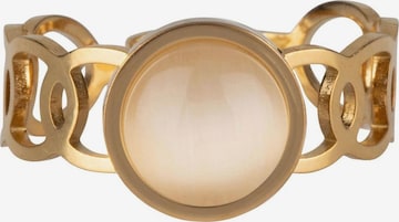 Chic by LirettePrsten 'Ring Stone Round' - zlatna boja: prednji dio