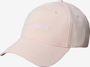 Calvin Klein Cap in Pink: Vorderseite