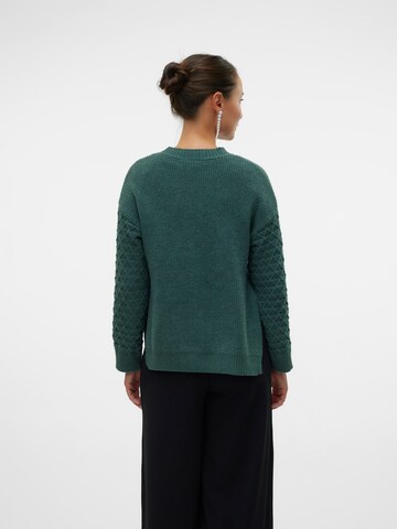 MAMALICIOUS Sweter 'MLMAGGY' w kolorze zielony