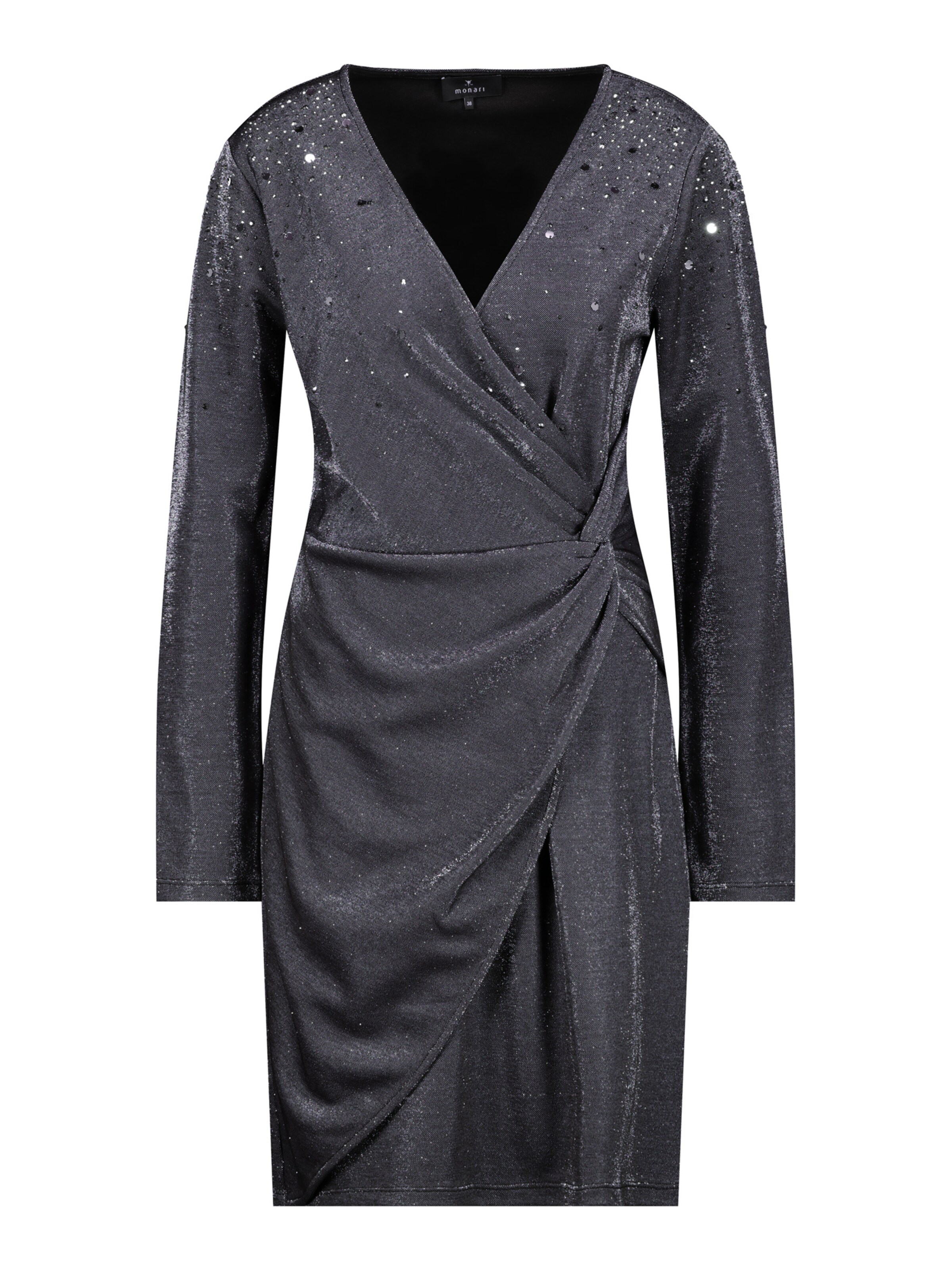 monari Šaty – šedá: přední strana