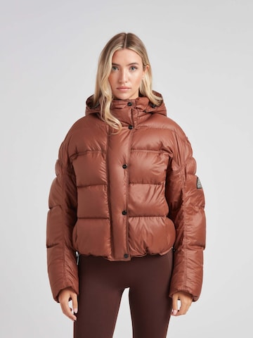 Veste outdoor ' Winter Boss Puffer ' JACK1T en marron : devant
