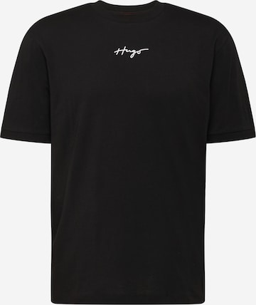 HUGO T-Shirt 'Dontevideo' in Schwarz: predná strana