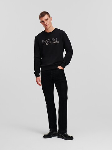 Karl Lagerfeld Μπλούζα φούτερ ' Studded Karl ' σε μαύρο