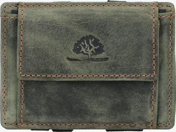 GREENBURRY Wallet in Green: front