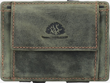 GREENBURRY Wallet in Green: front