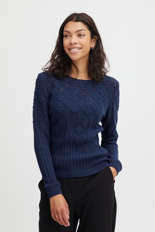 b.young Sweater 'Olgi' in Blue: front