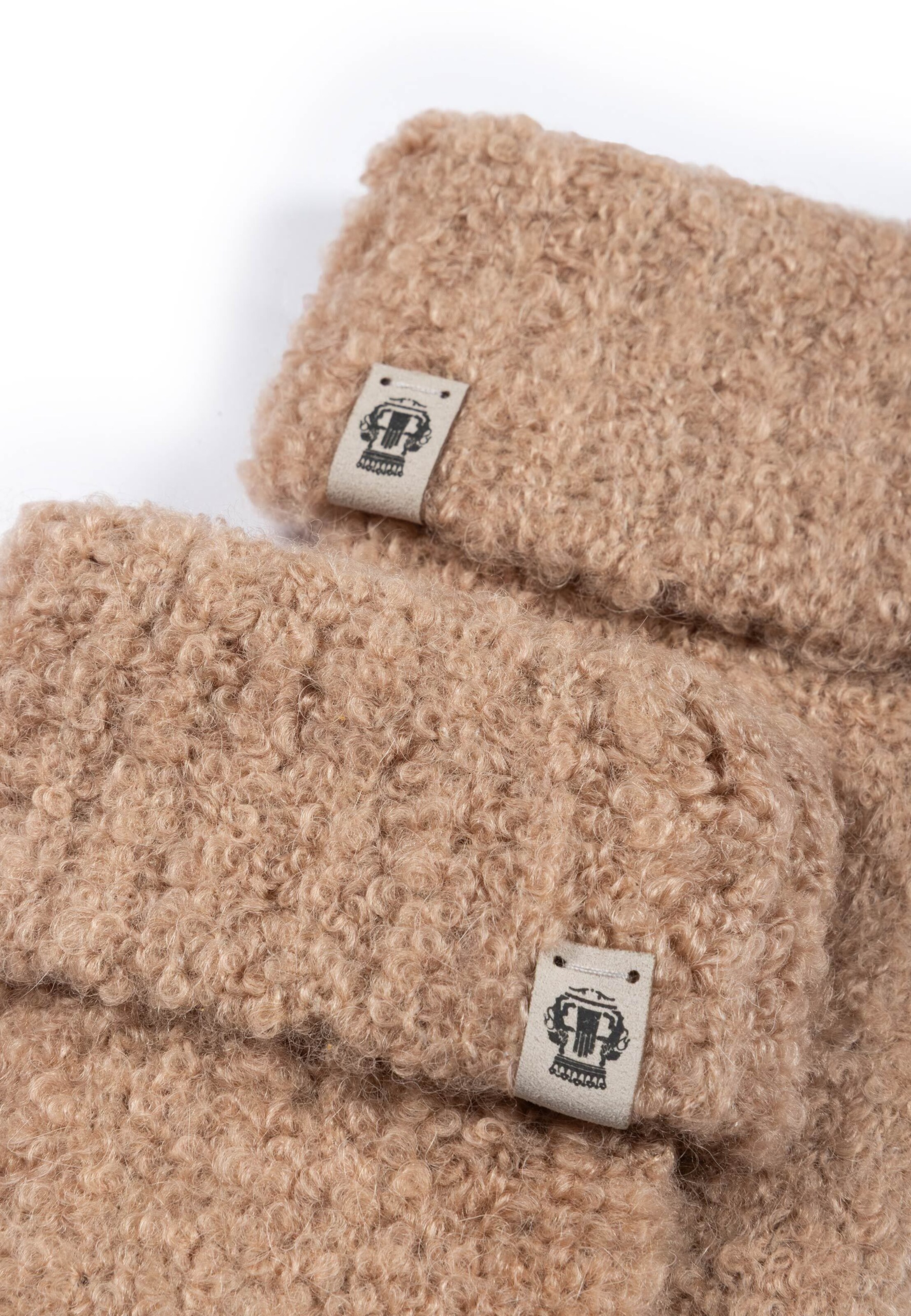 Roeckl Fäustlinge 'CLASSIC BOUCLÉ' in Beige