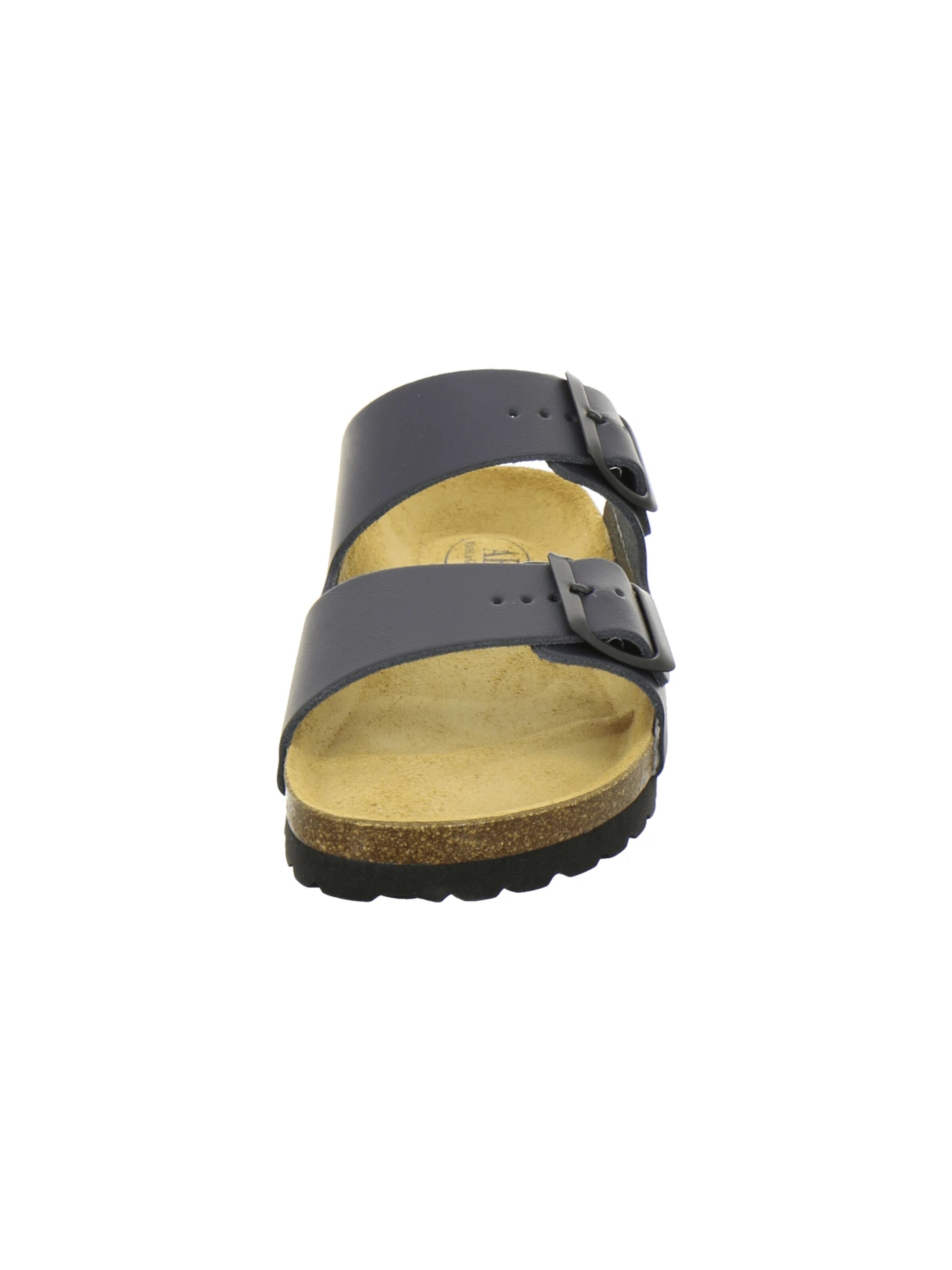 AFS-Schuhe - Zapatos abiertos 'Pantoletten Damen Zweischnaller navy' en azul