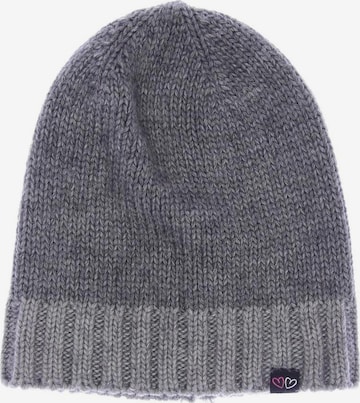 Zwillingsherz Hat & Cap in One size in Grey: front