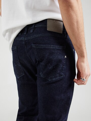 REPLAY Slimfit Jeans 'ANBASS' in Blau