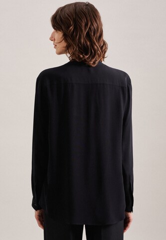 SEIDENSTICKER Blouse 'The Connecting Neutrals' in Zwart