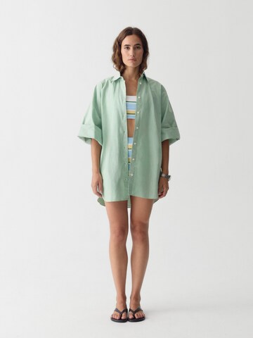 SEABASS Shirt 'Women Resort Shirt Soleil' in Green: front
