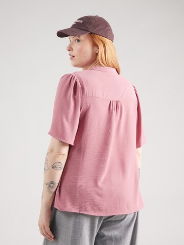 Camicia da donna 'CARNoemi' di ONLY Carmakoma in rosa
