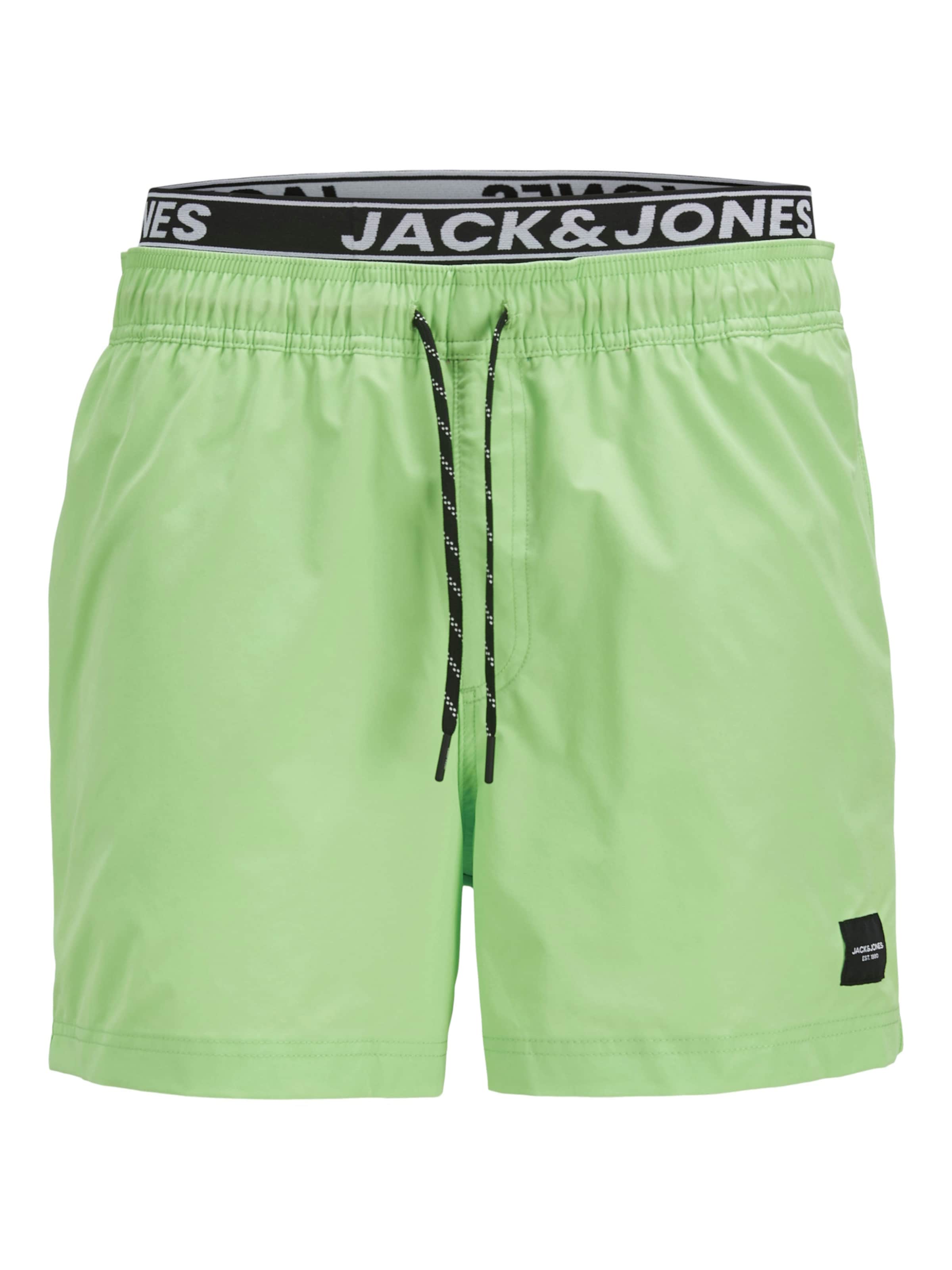 Shorts de bain 'Maui' JACK & JONES en vert : devant