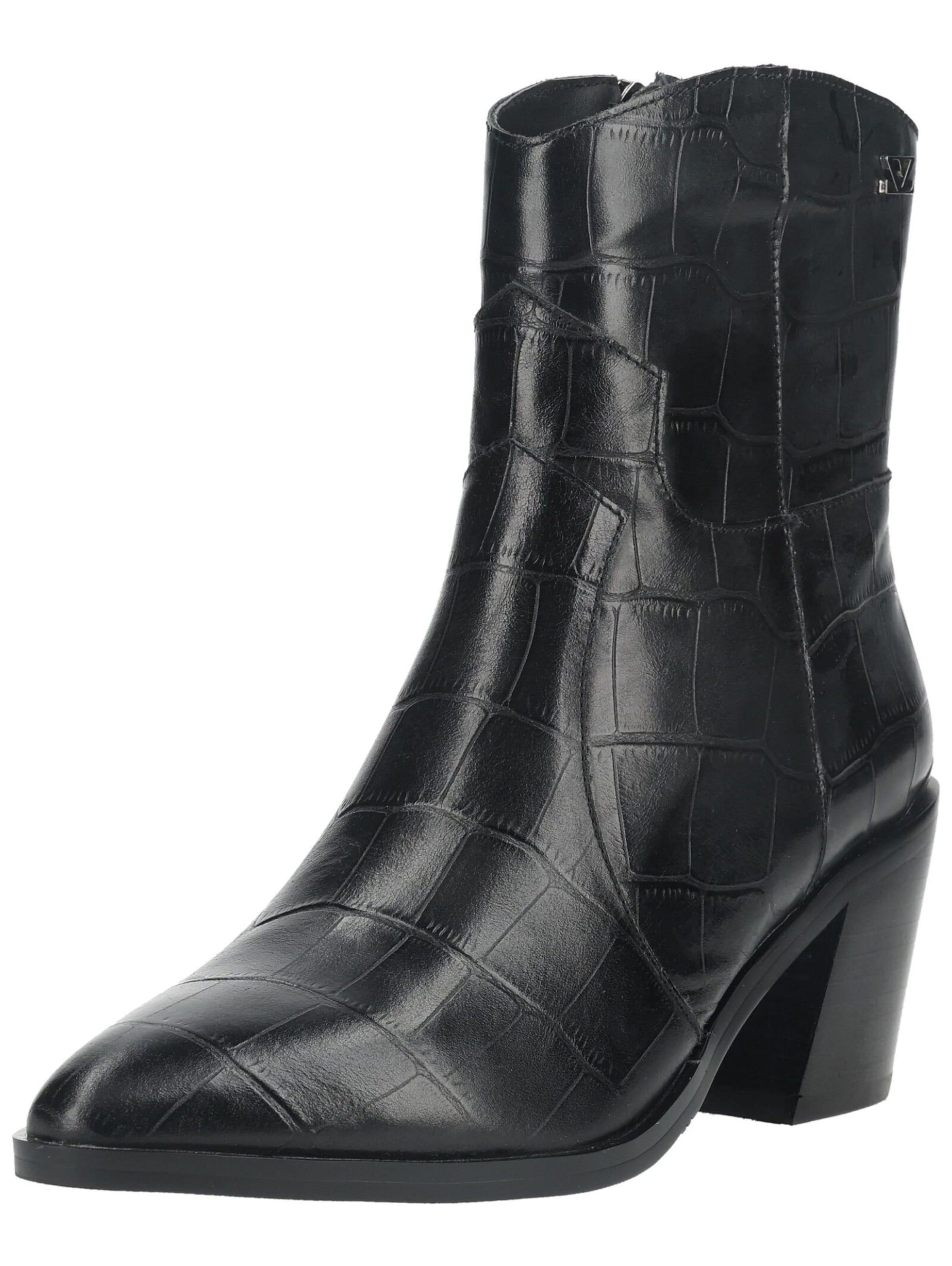 LAZAMANI Ankle Boots in Black: front