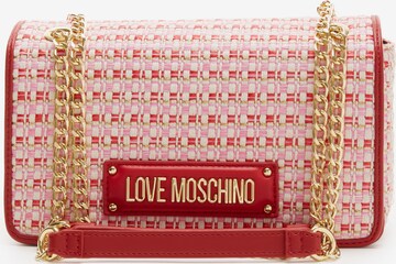 Sac à bandoulière Love Moschino en beige : devant