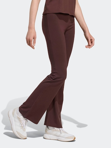 Flared Pantaloni sportivi 'Essentials' di ADIDAS SPORTSWEAR in marrone: frontale