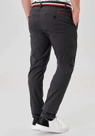 Regular Pantalon chino 'Cherry' INDICODE JEANS en gris