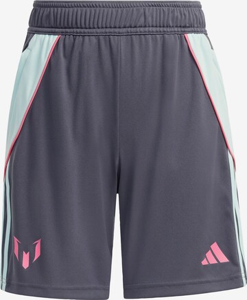ADIDAS PERFORMANCE Regular Sportshorts 'Messi' in Grau: Vorderseite