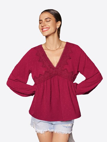 Cupshe Bluse in Rot: Vorderseite