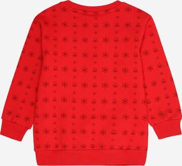 UNITED COLORS OF BENETTON Sweatshirt in Red