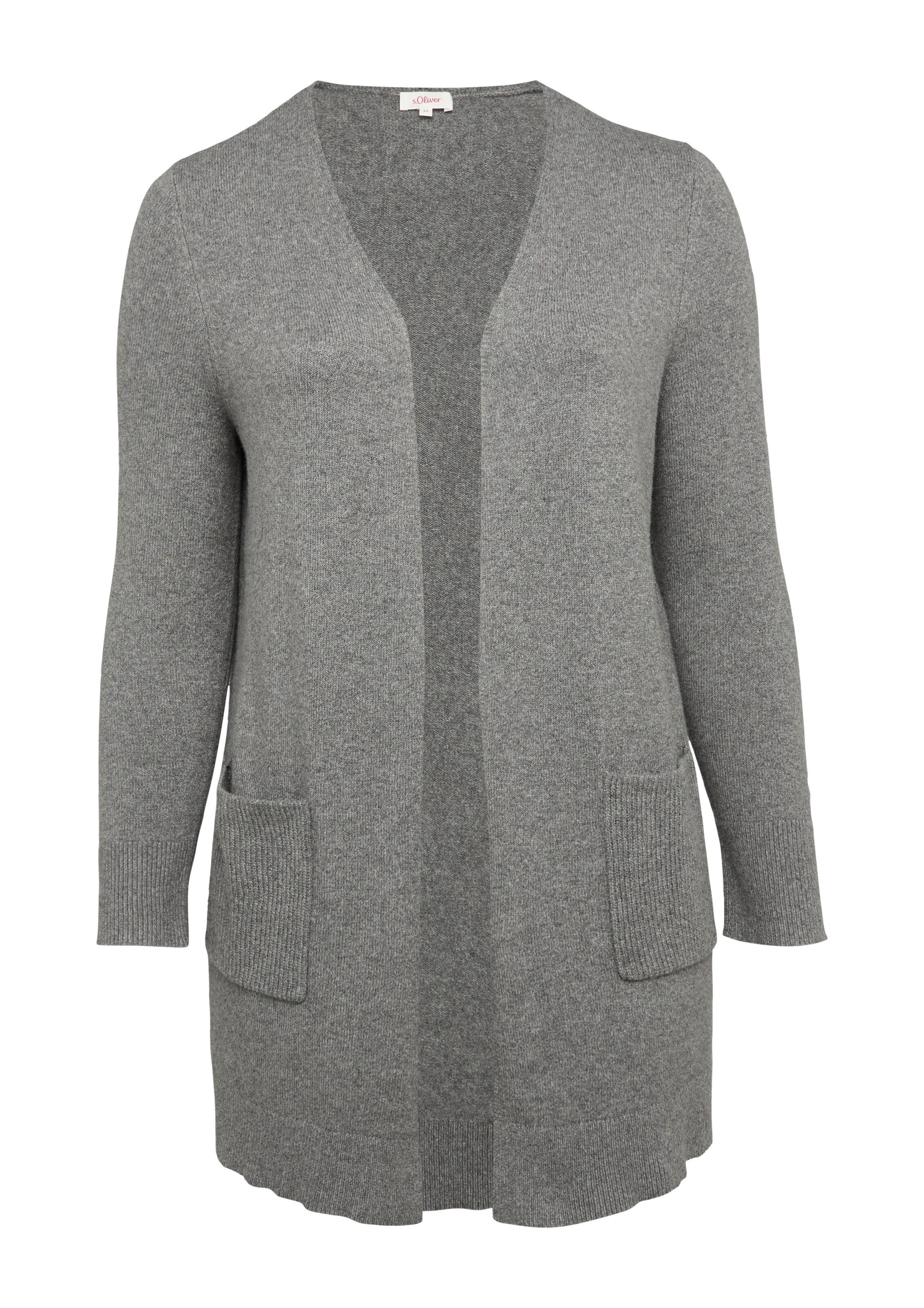 s.Oliver Knit cardigan in Grey: front