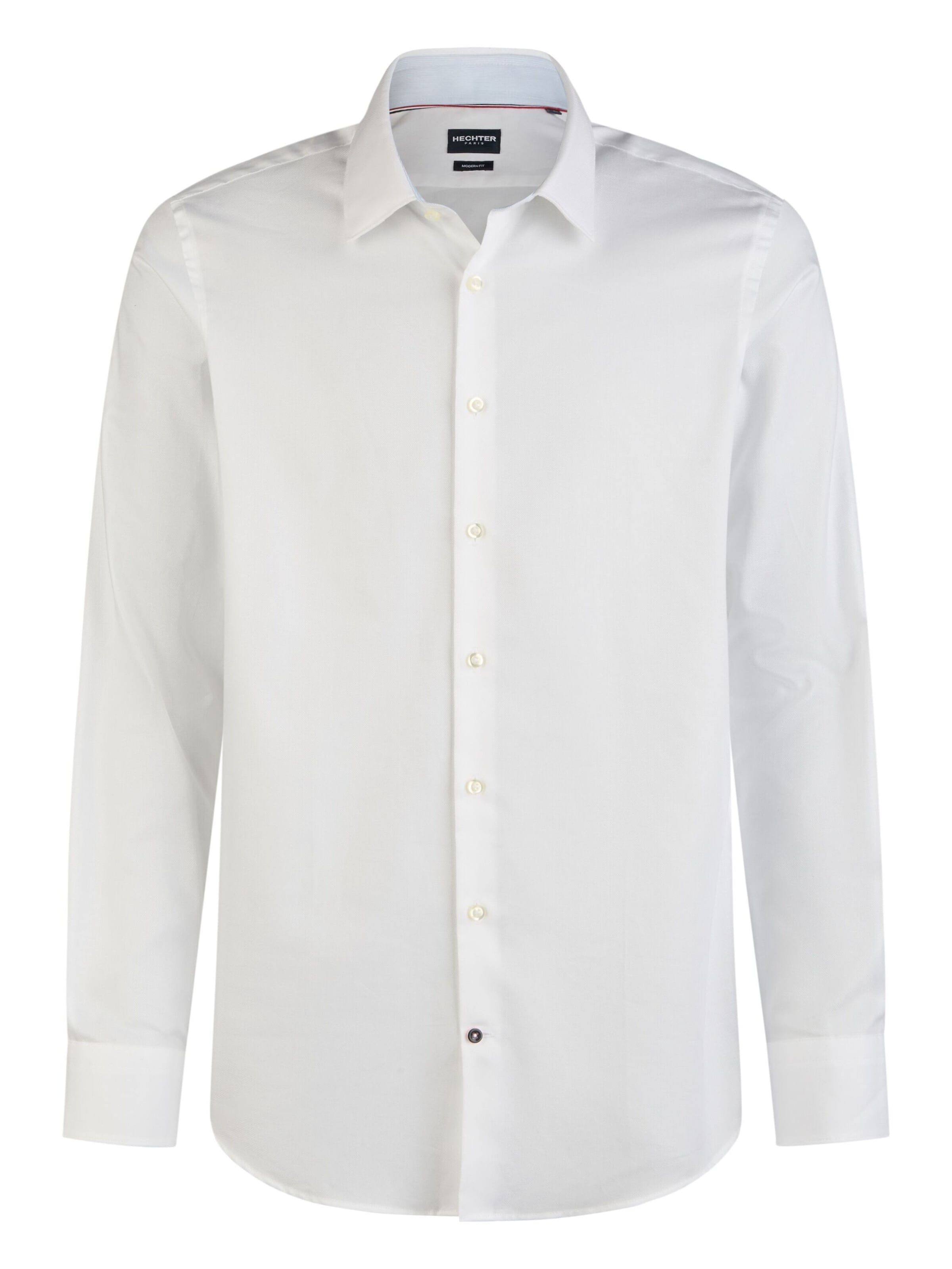 Coupe slim Chemise HECHTER PARIS en blanc : devant