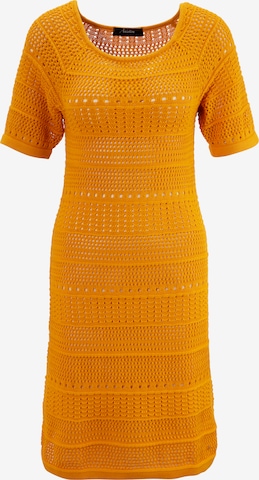 Aniston CASUAL Knitted dress in Orange: front