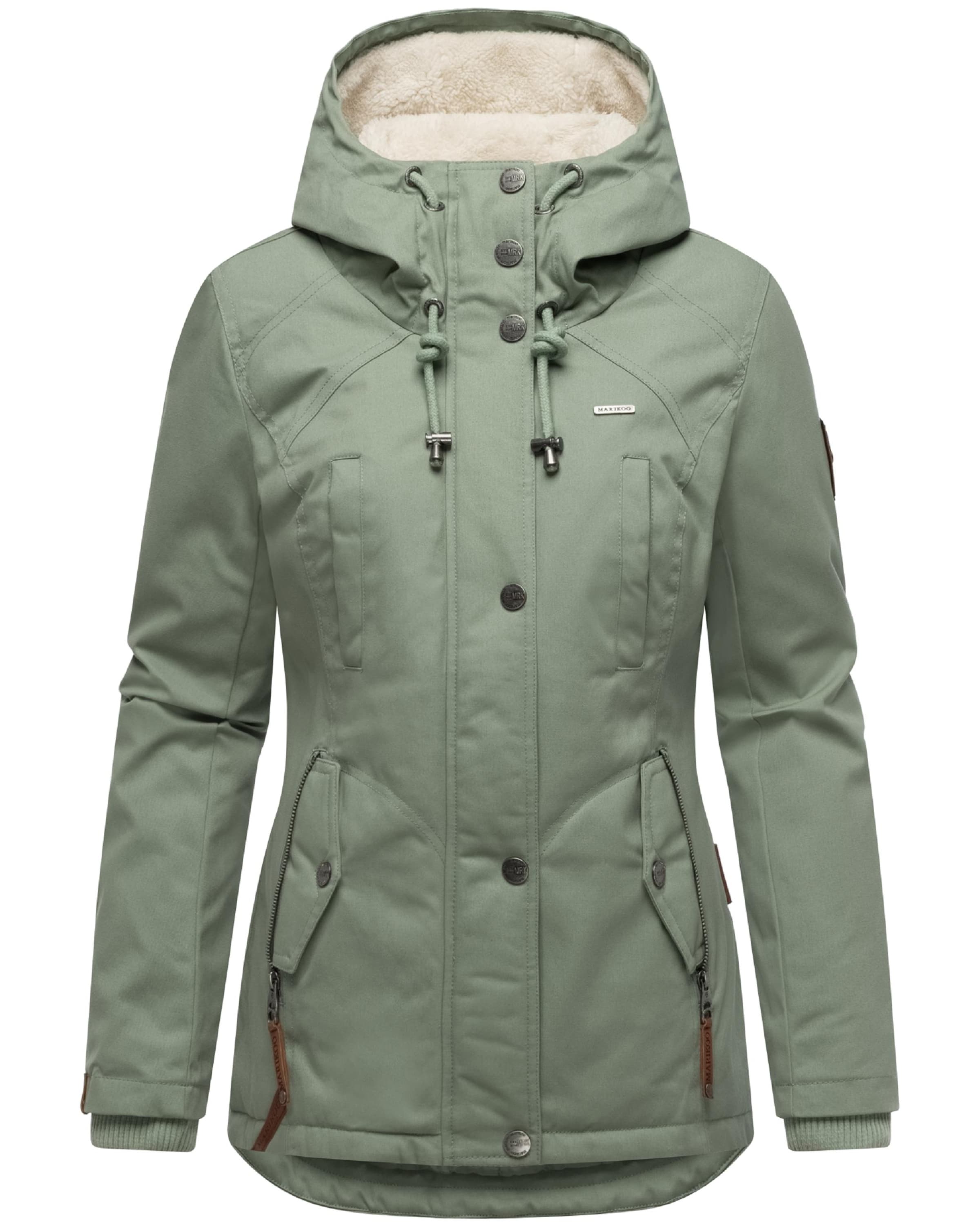 MARIKOO Χειμερινό παρκά 'Bikoo' σε πράσινο: μπροστά