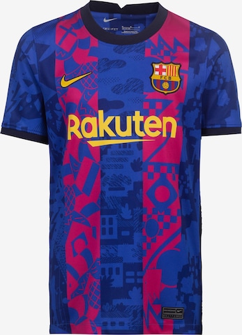 NIKE Funktionsshirt 'FC Barcelona 21-22 3rd' – modrá: přední strana