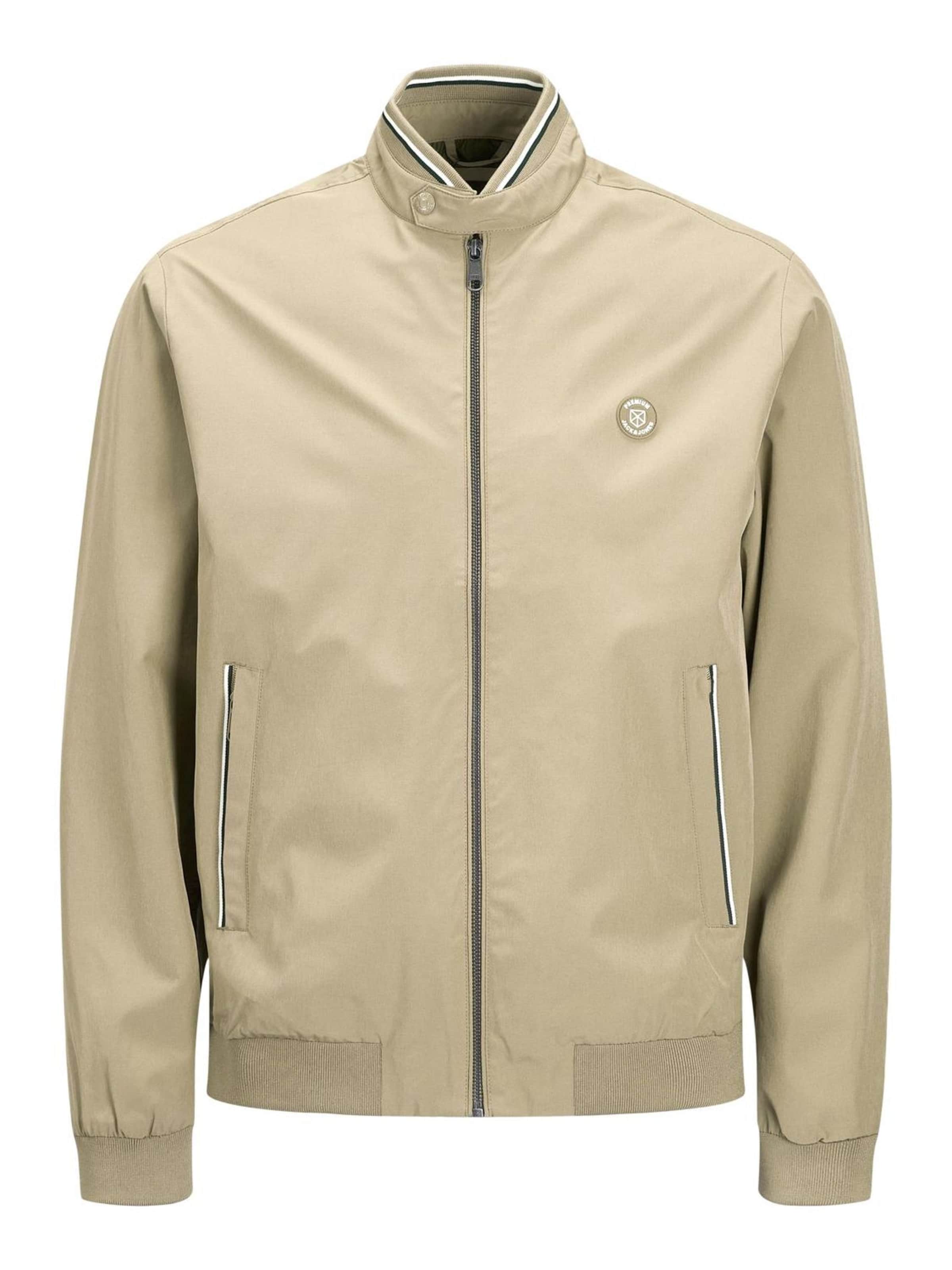 JACK & JONES Tussenjas in Beige: voorkant