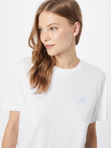 T-shirt fonctionnel ADIDAS PERFORMANCE en blanc