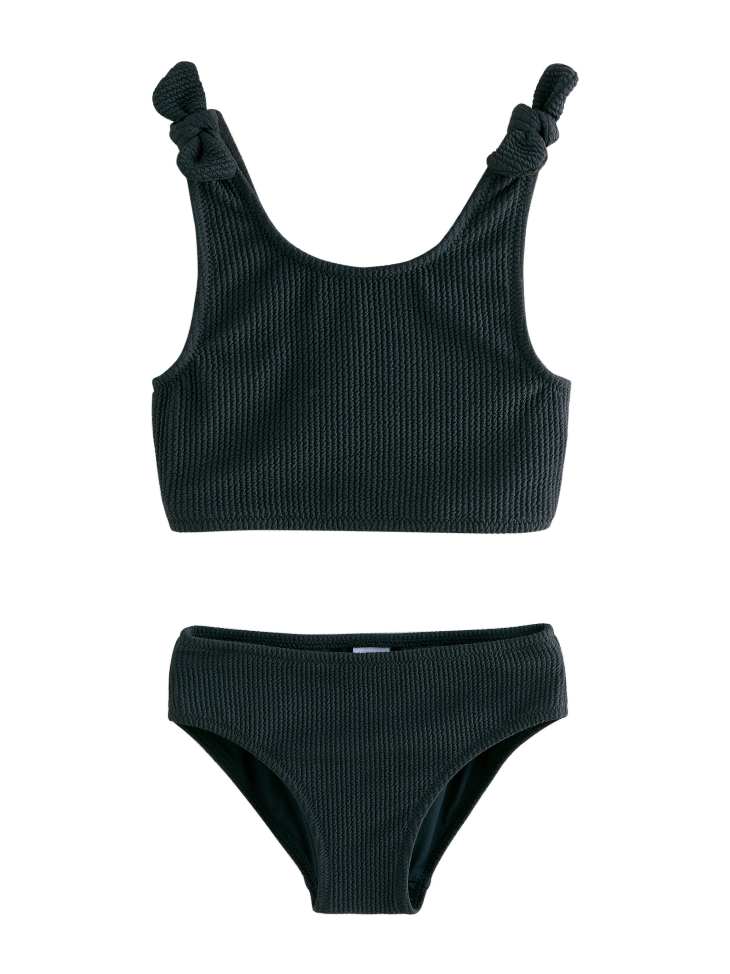 Next Korzetová Bikiny – černá: přední strana