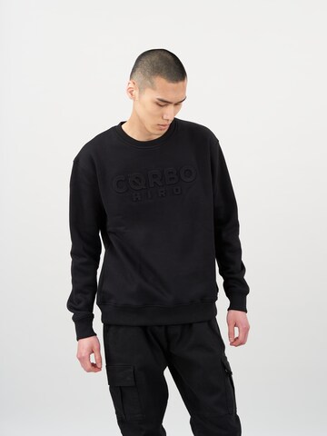 Cørbo Hiro Sweatshirt 'Kitano' i sort: forside