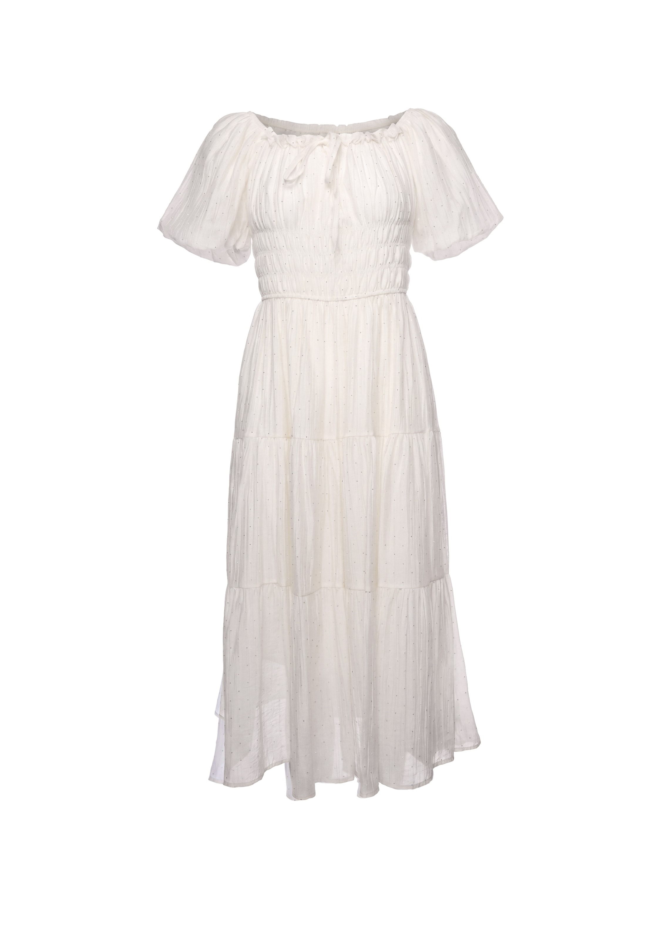 faina - Vestido em bege: frente