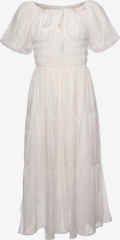 faina - Vestido em bege: frente