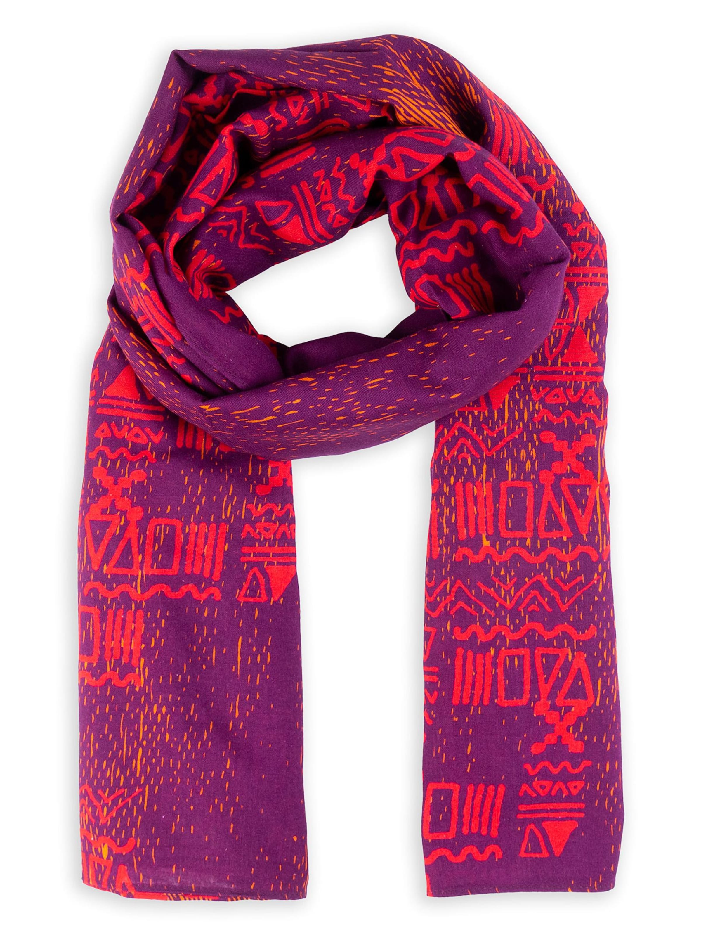 Passigatti Wrap 'Passigatti' in Purple: front