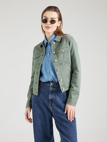 QS Between-season jacket in Green: front